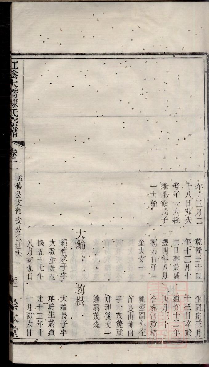 四川永川刘氏家谱