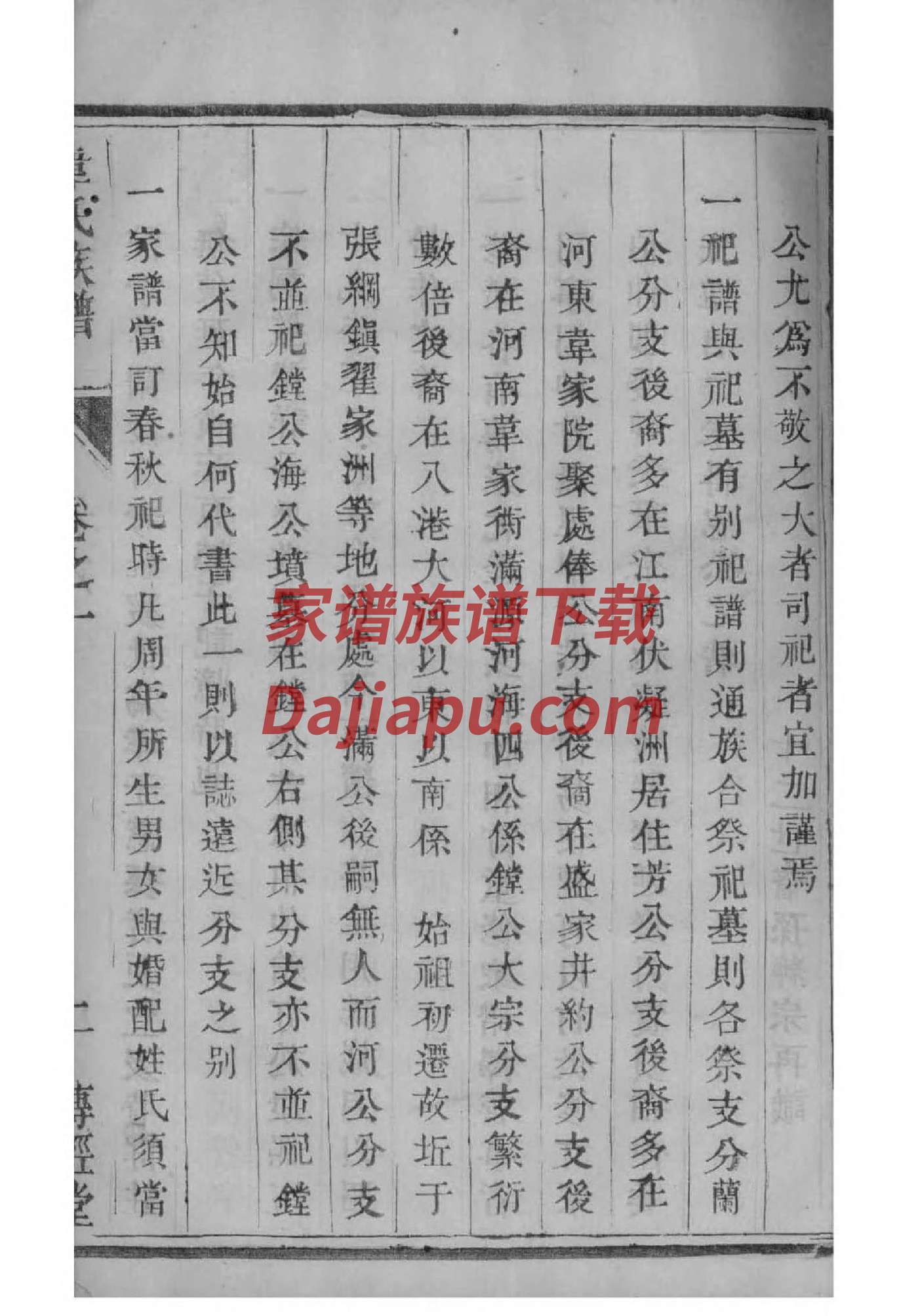 普家家谱