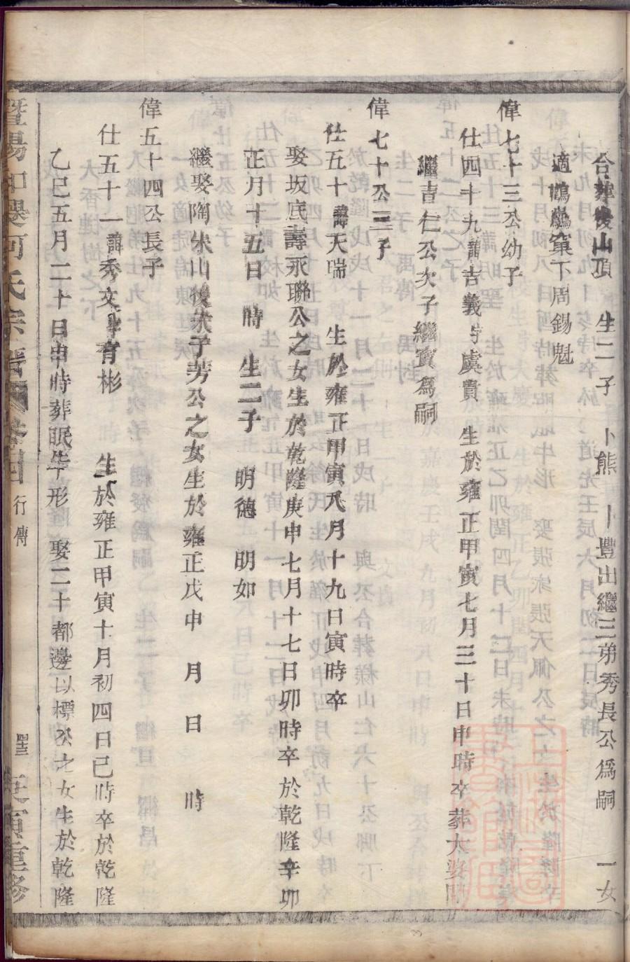 陈氏家谱江苏盐城阜宁