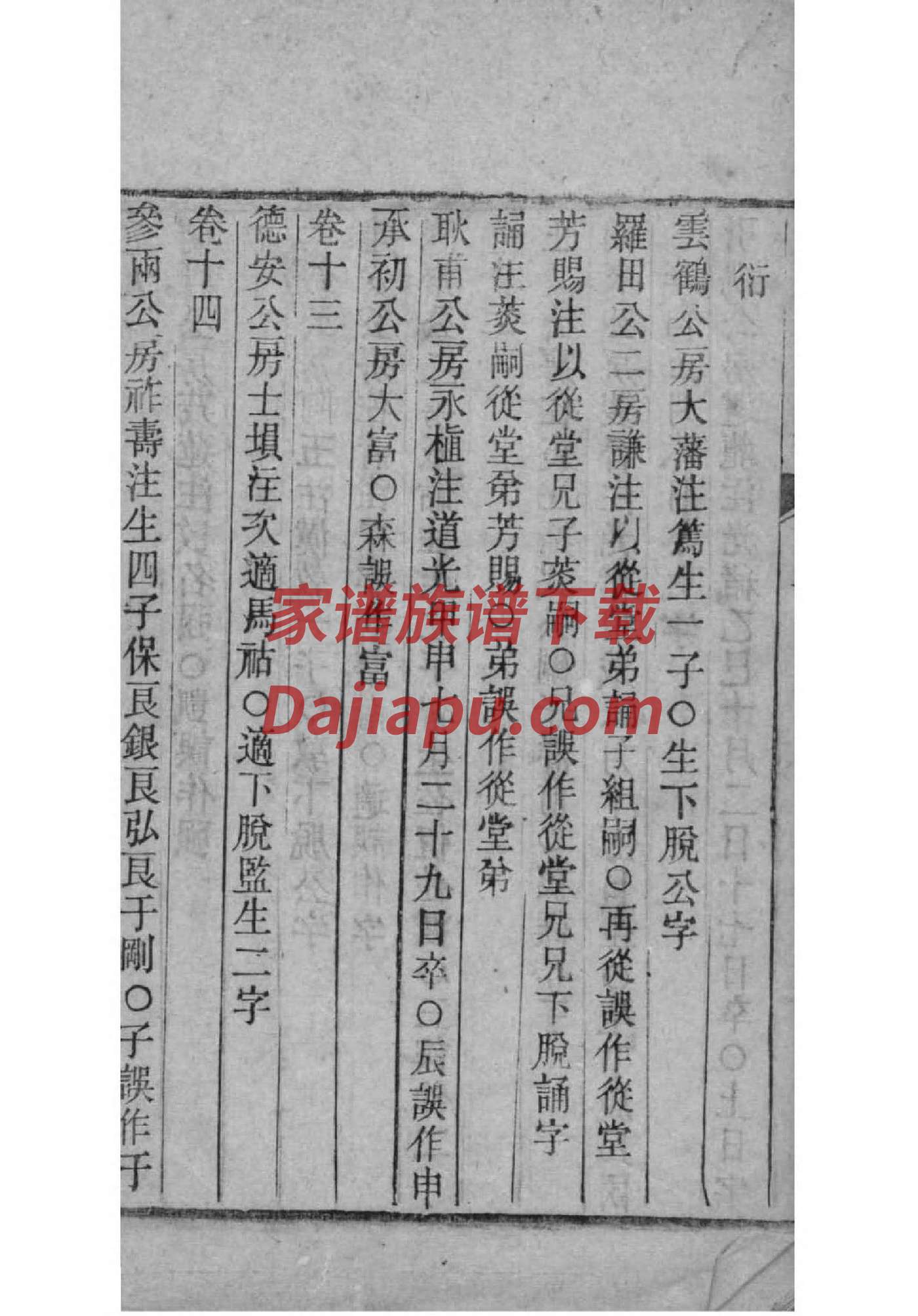 高氏家谱江苏字辈