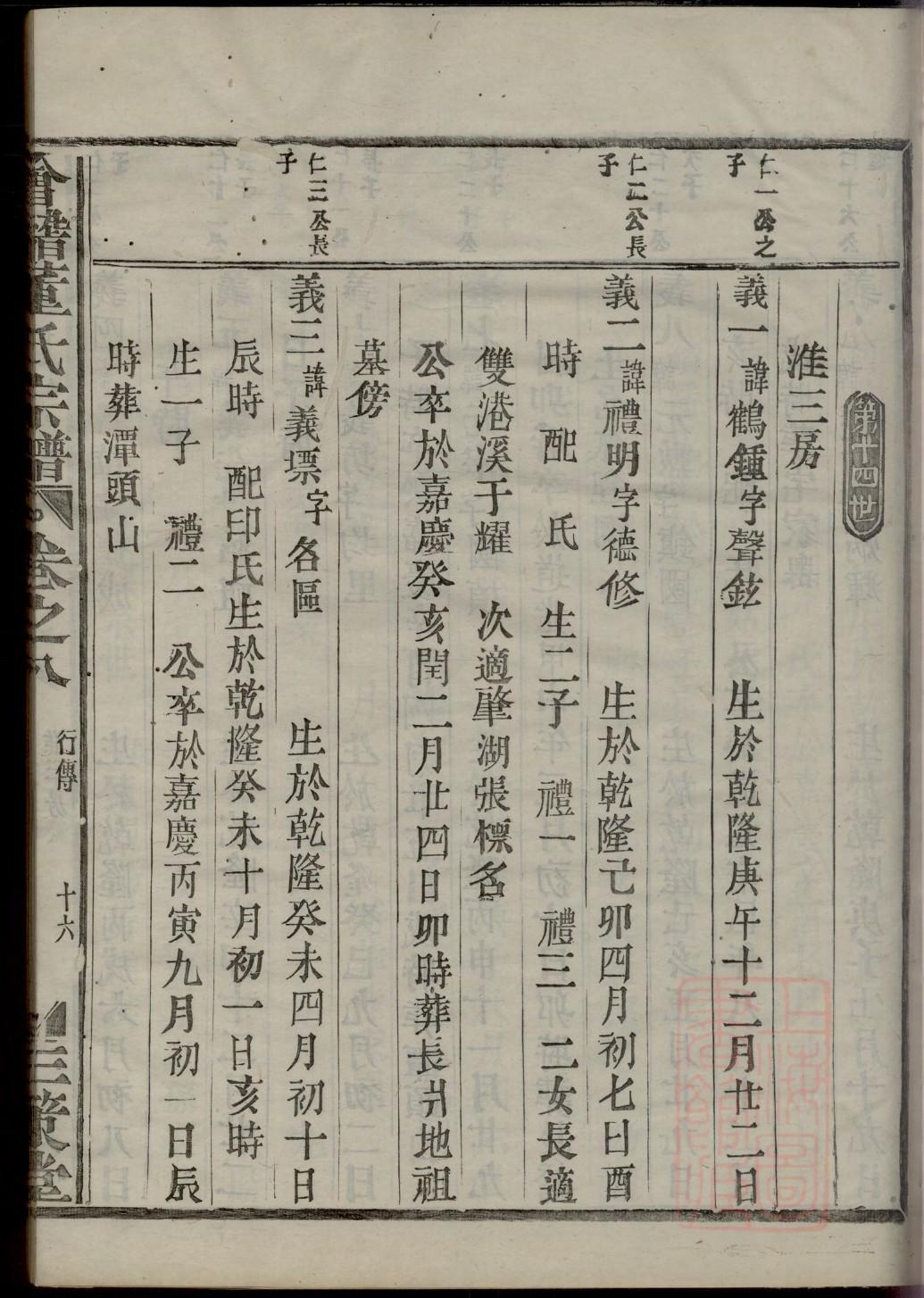 回族家谱