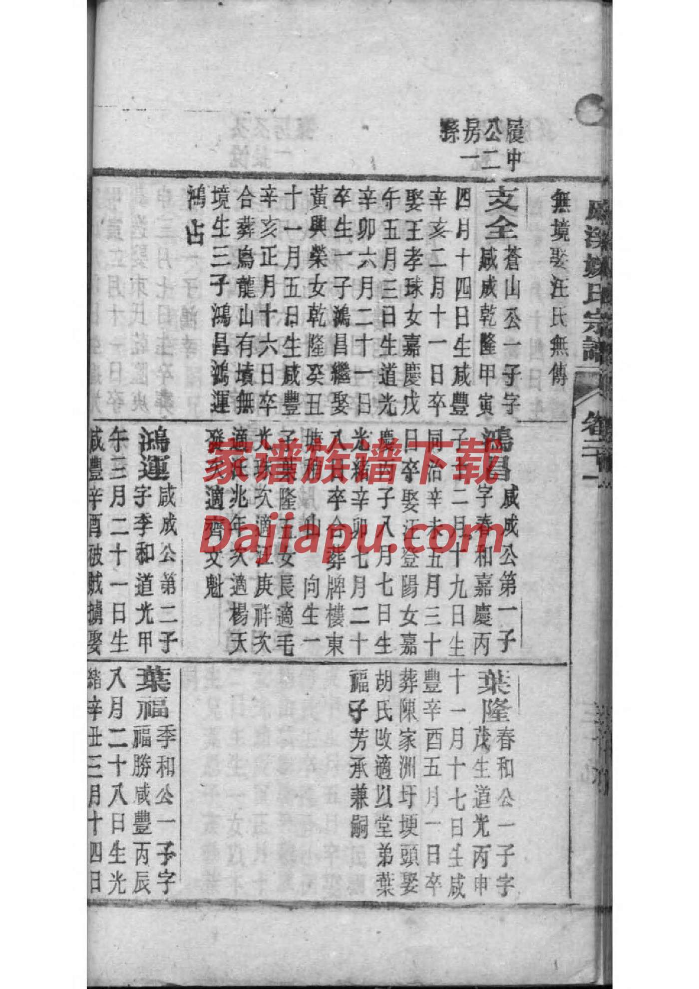 施姓家谱字辈起名