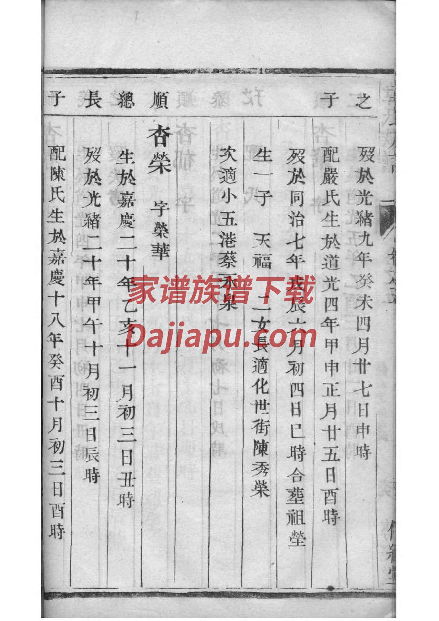 电子版家谱表格怎么弄