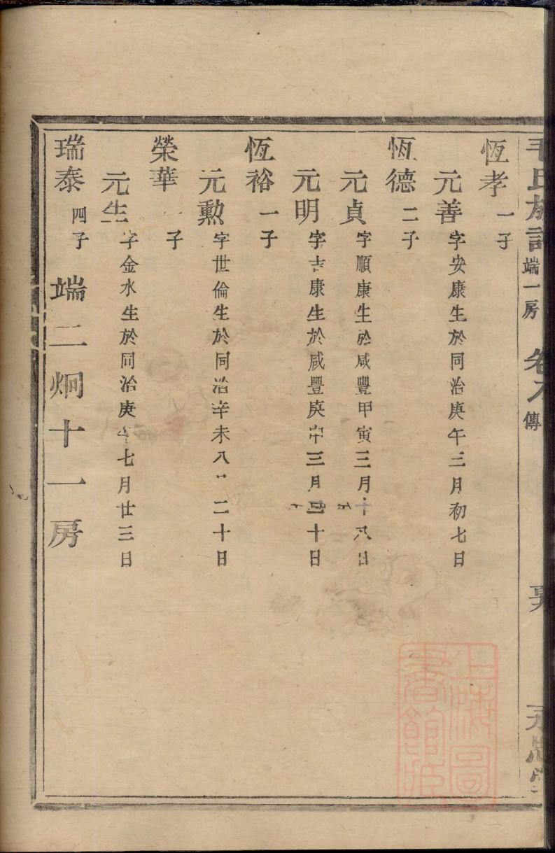 陆羽会家谱百鸟朝凤