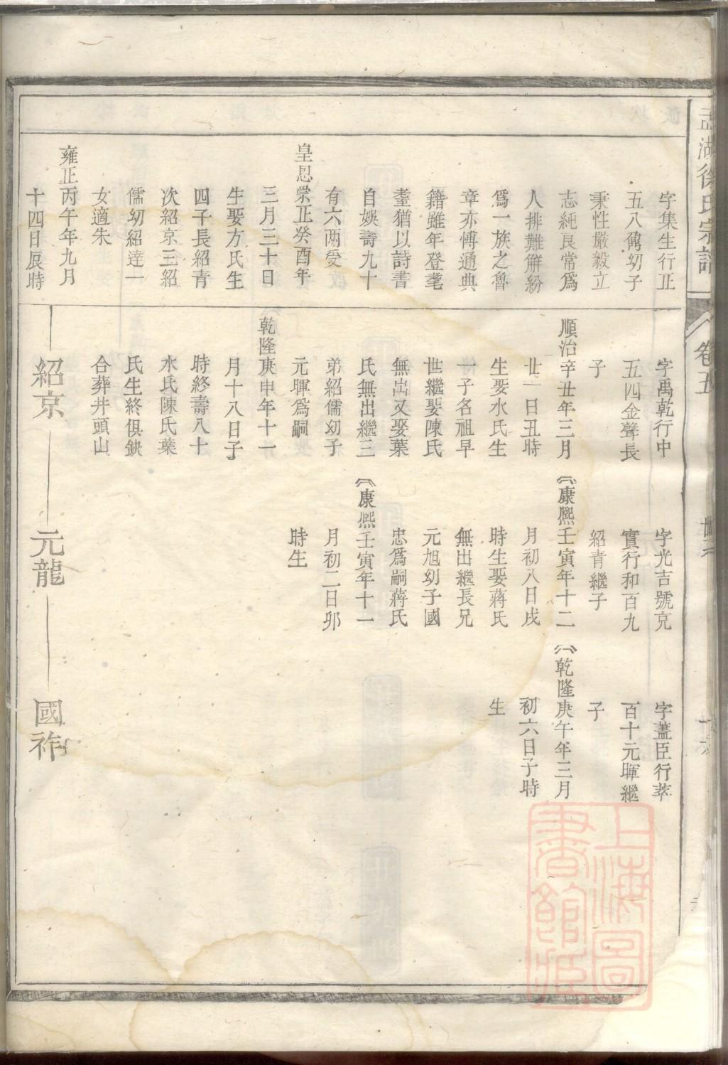 家谱修好了圆谱
