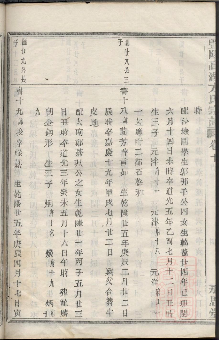 合姓族谱字辈查询全部