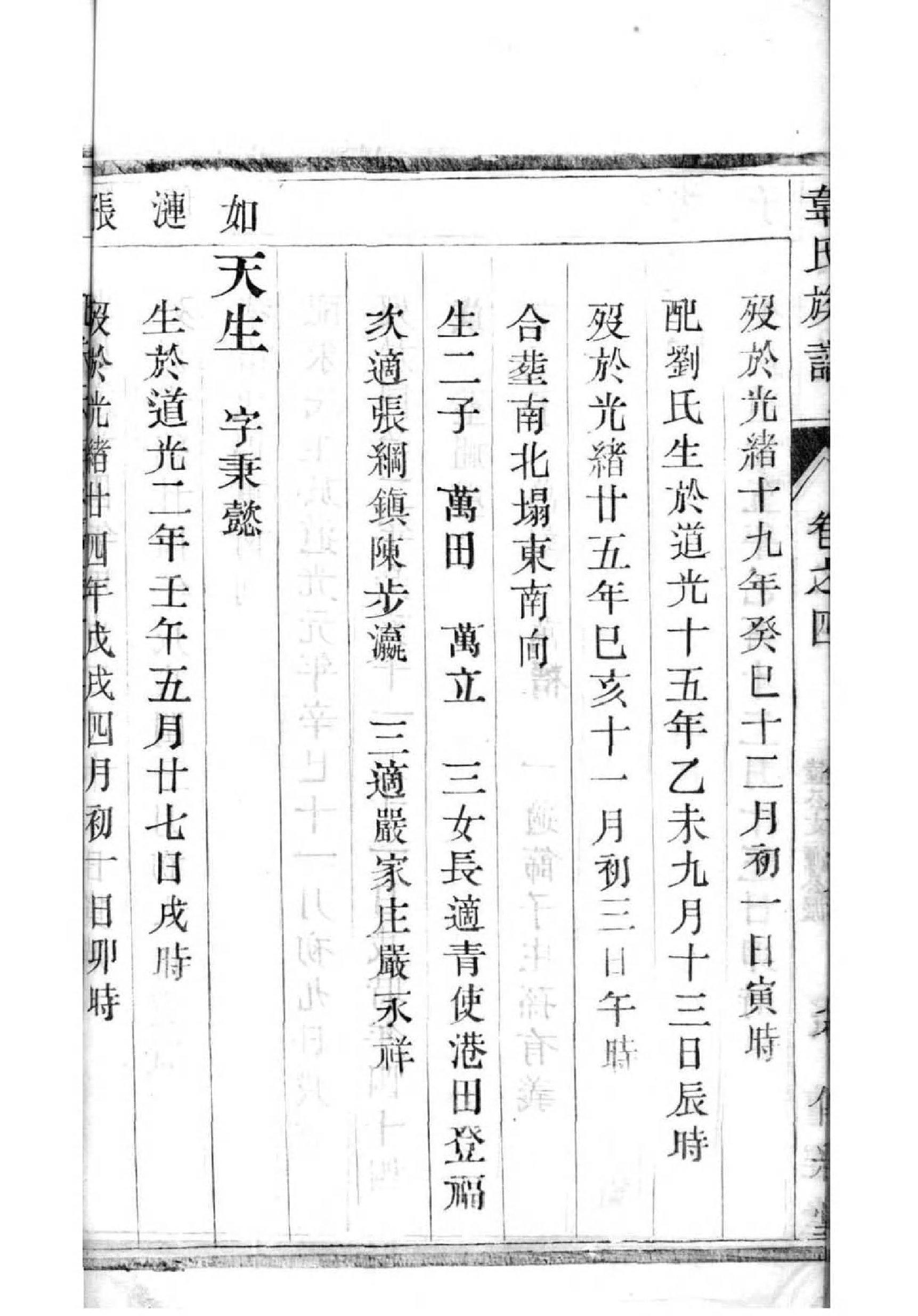 新店葛氏家谱
