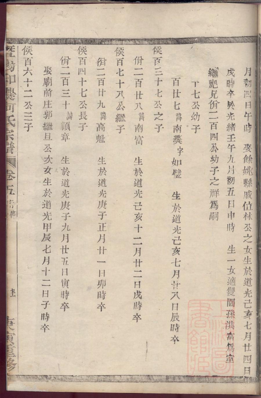 四川内江段姓家谱