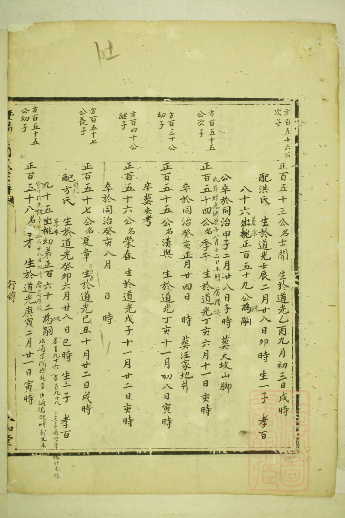 钞氏家谱族谱数据库