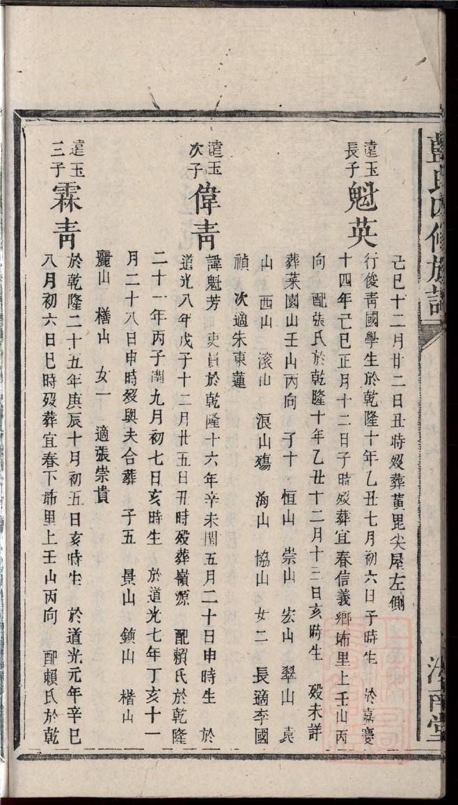 萧氏族谱在哪里