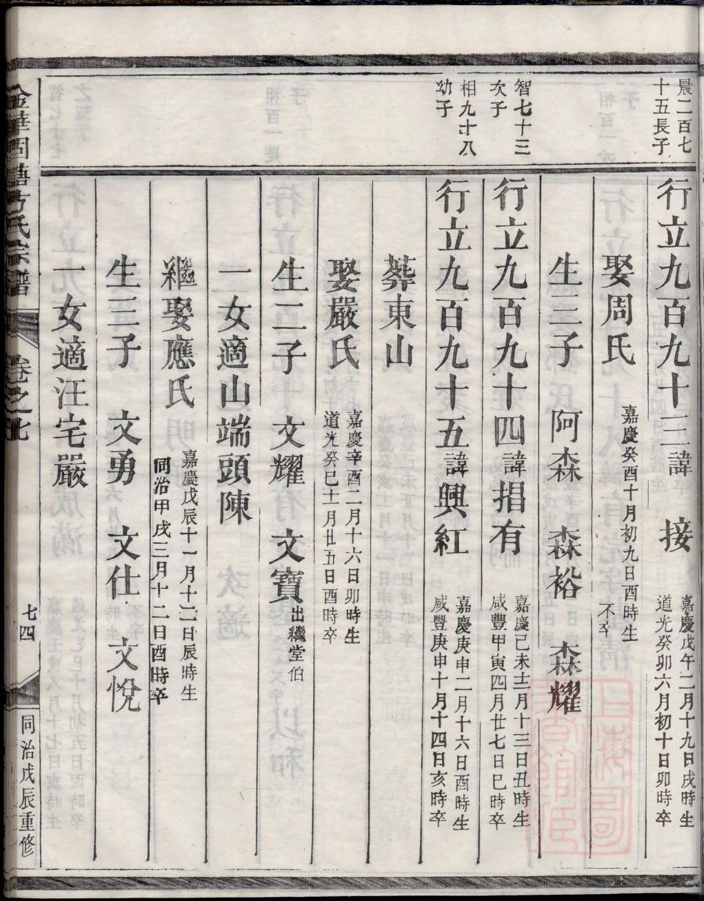 苍氏免费查家谱族谱