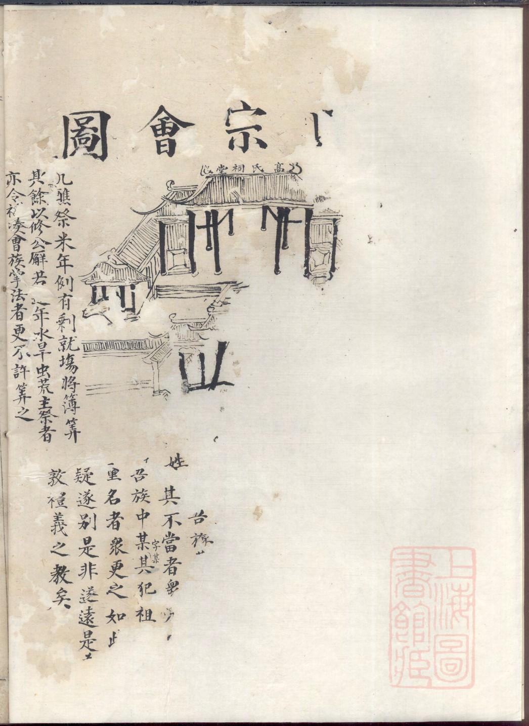 针氏宗祠对联