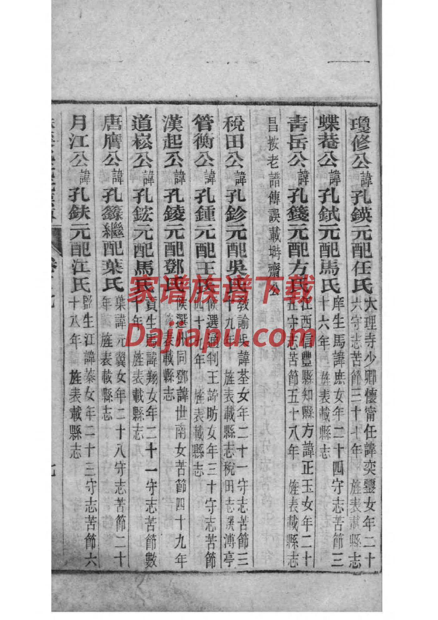 周氏公安家谱