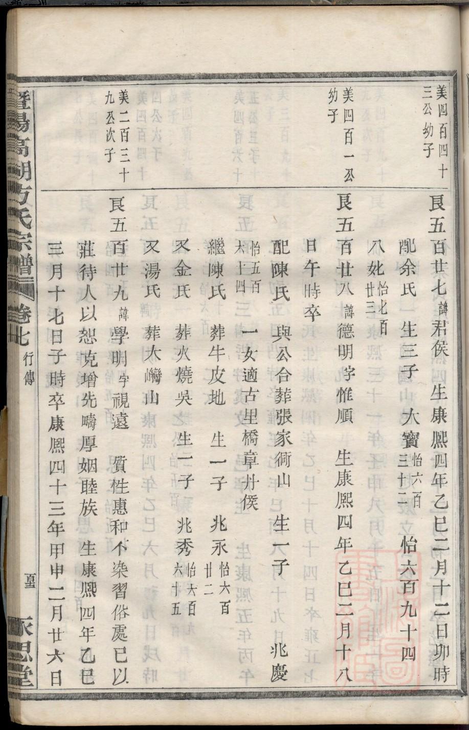 宫姓族谱字辈查询全部