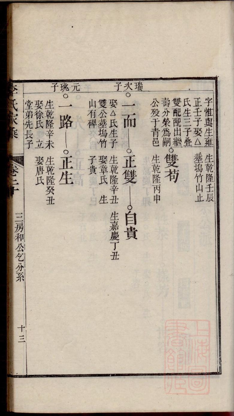 清氏族谱家谱