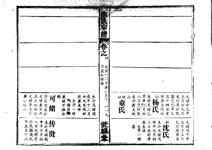 狂氏族谱字辈大全