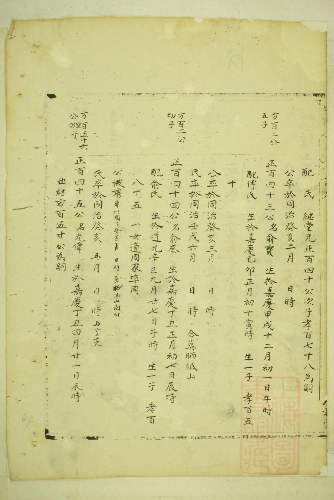 蓟姓族谱字辈大全