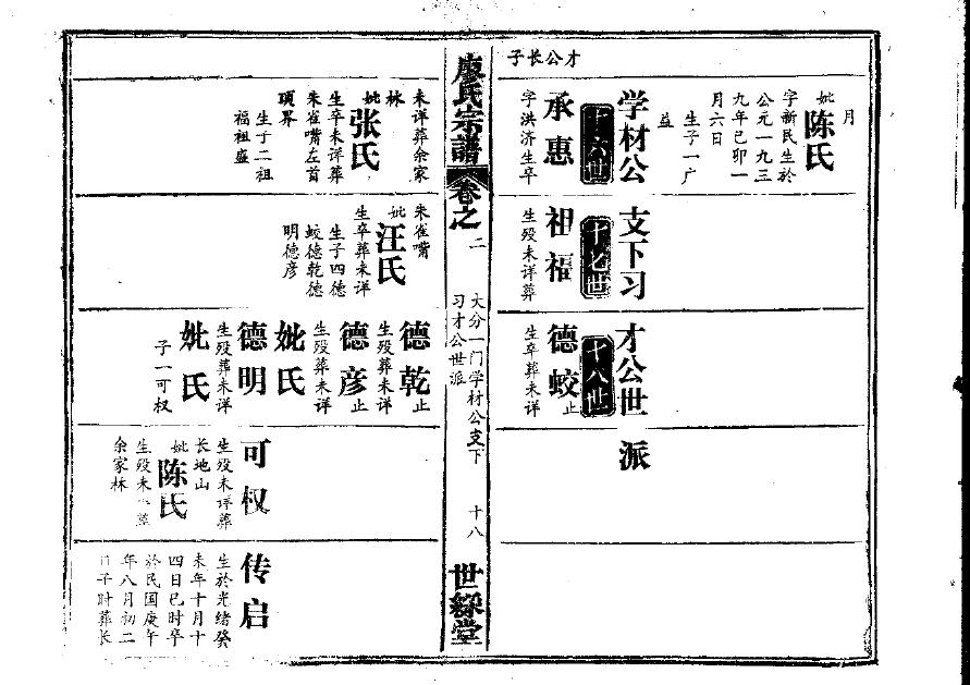 大庆姜氏族谱
