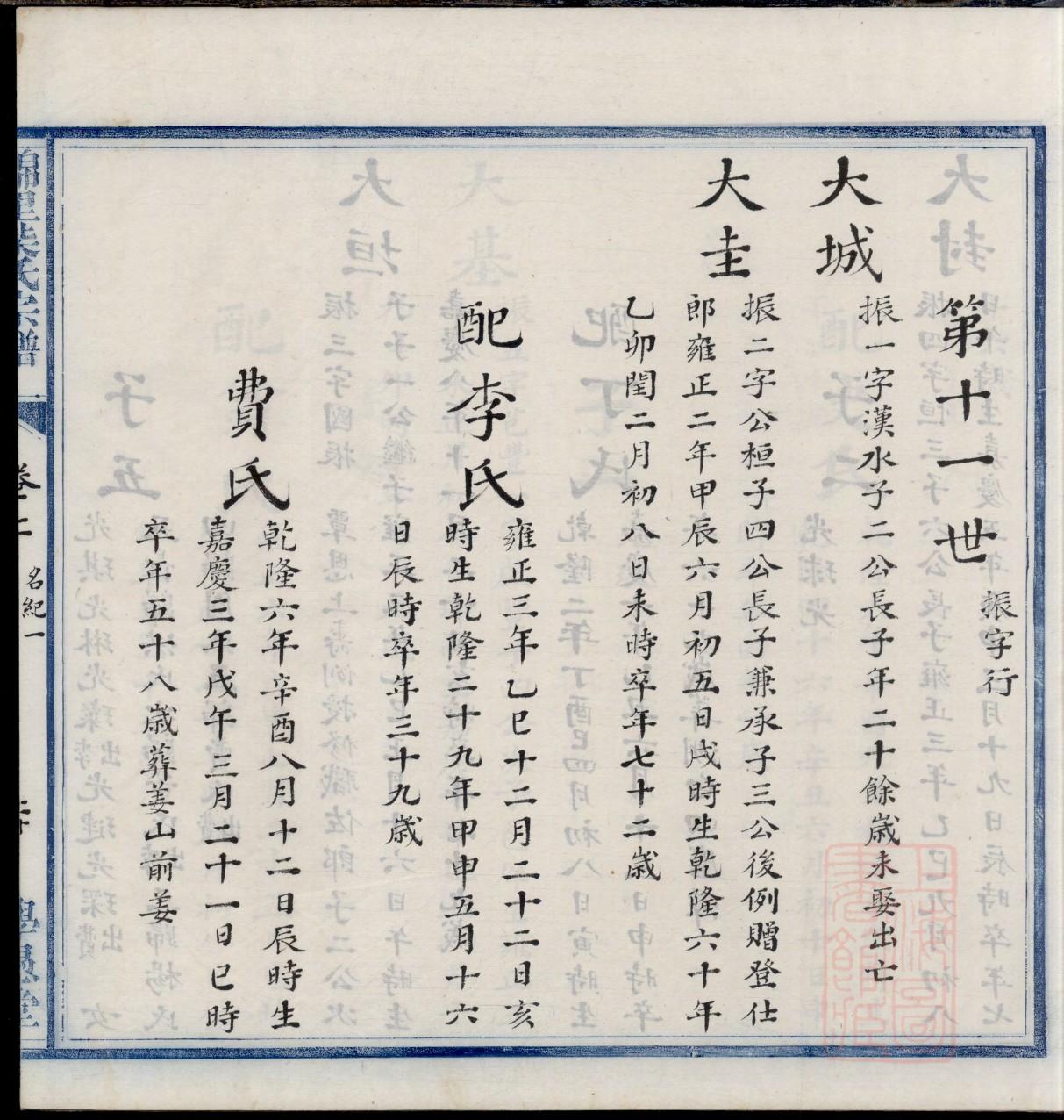 雒氏辈分排列顺序