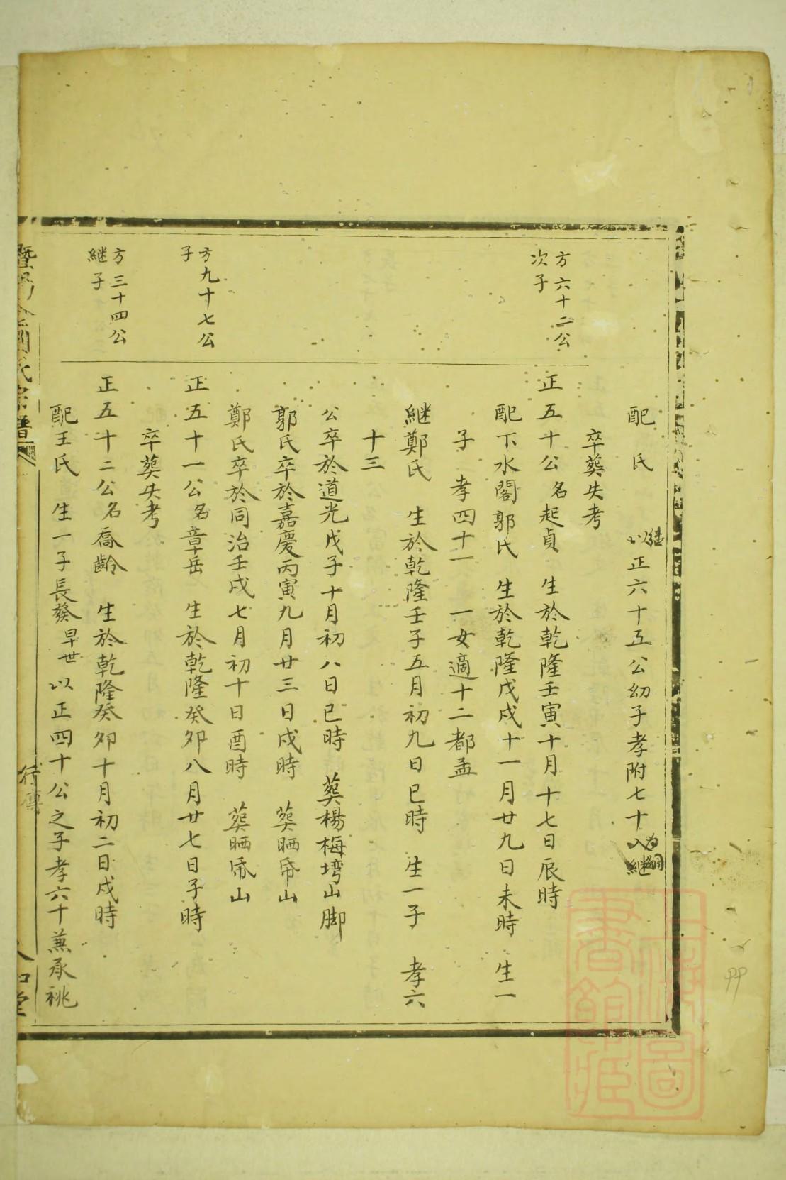革氏族谱序言范文