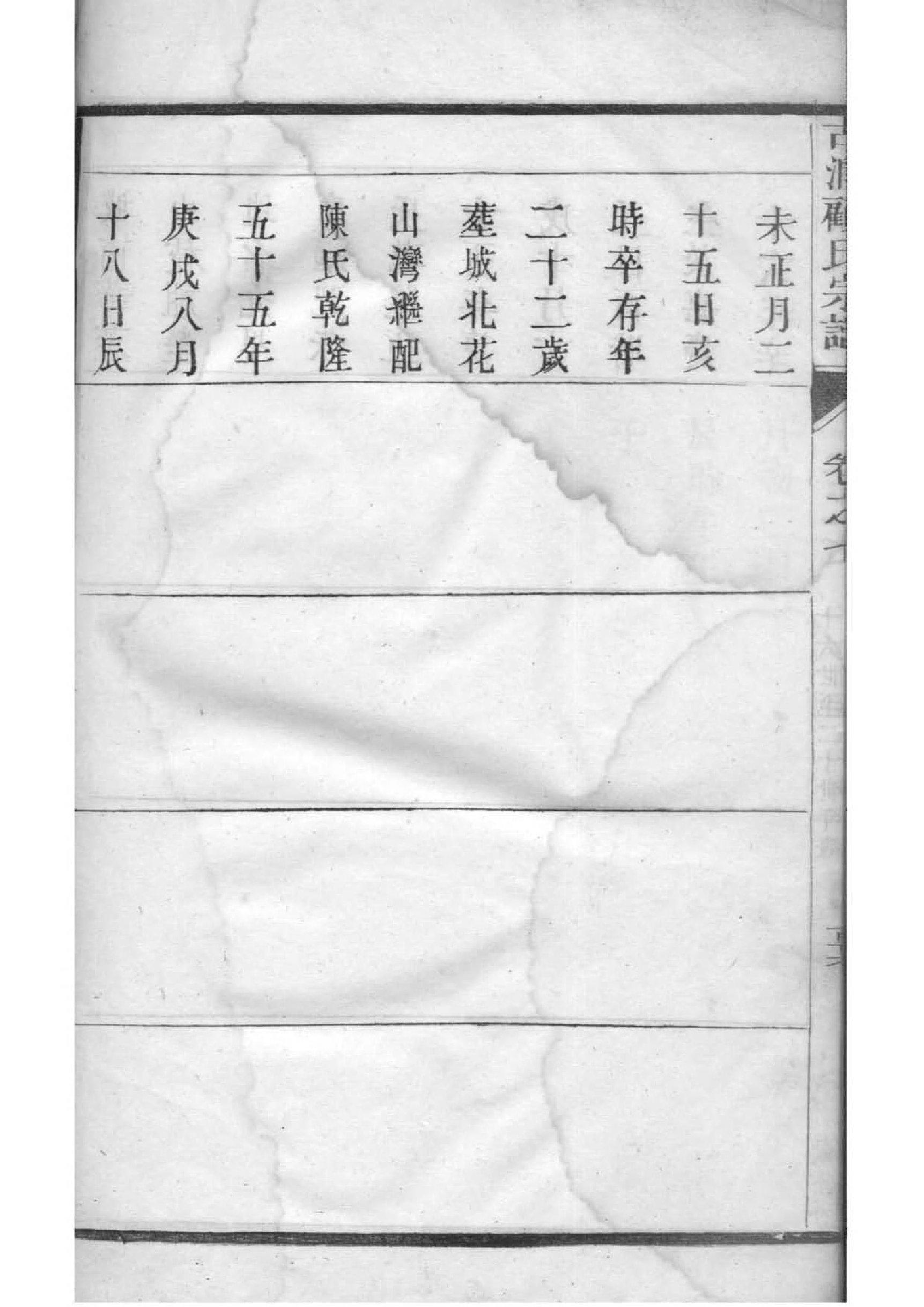 云南建水周氏家谱宗族