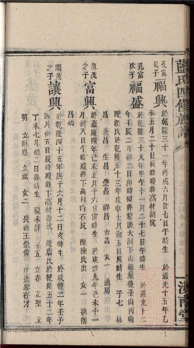 四川蓬溪胡姓家谱