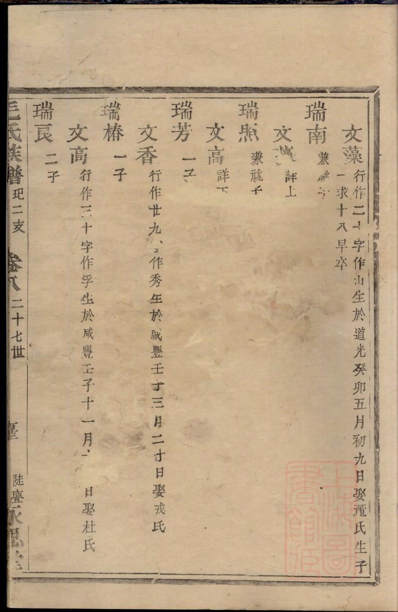施氏家谱字辈查询