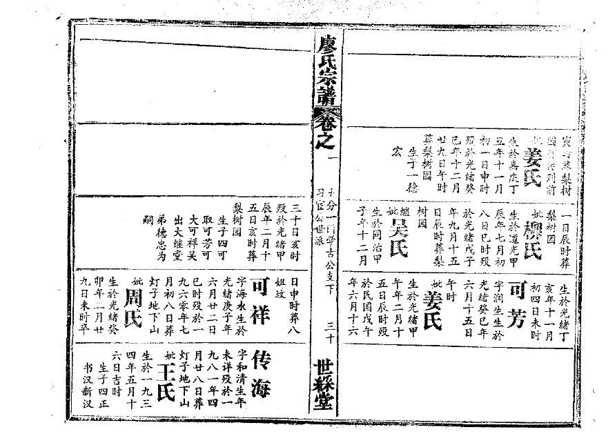 倪氏家谱所有字辈查询