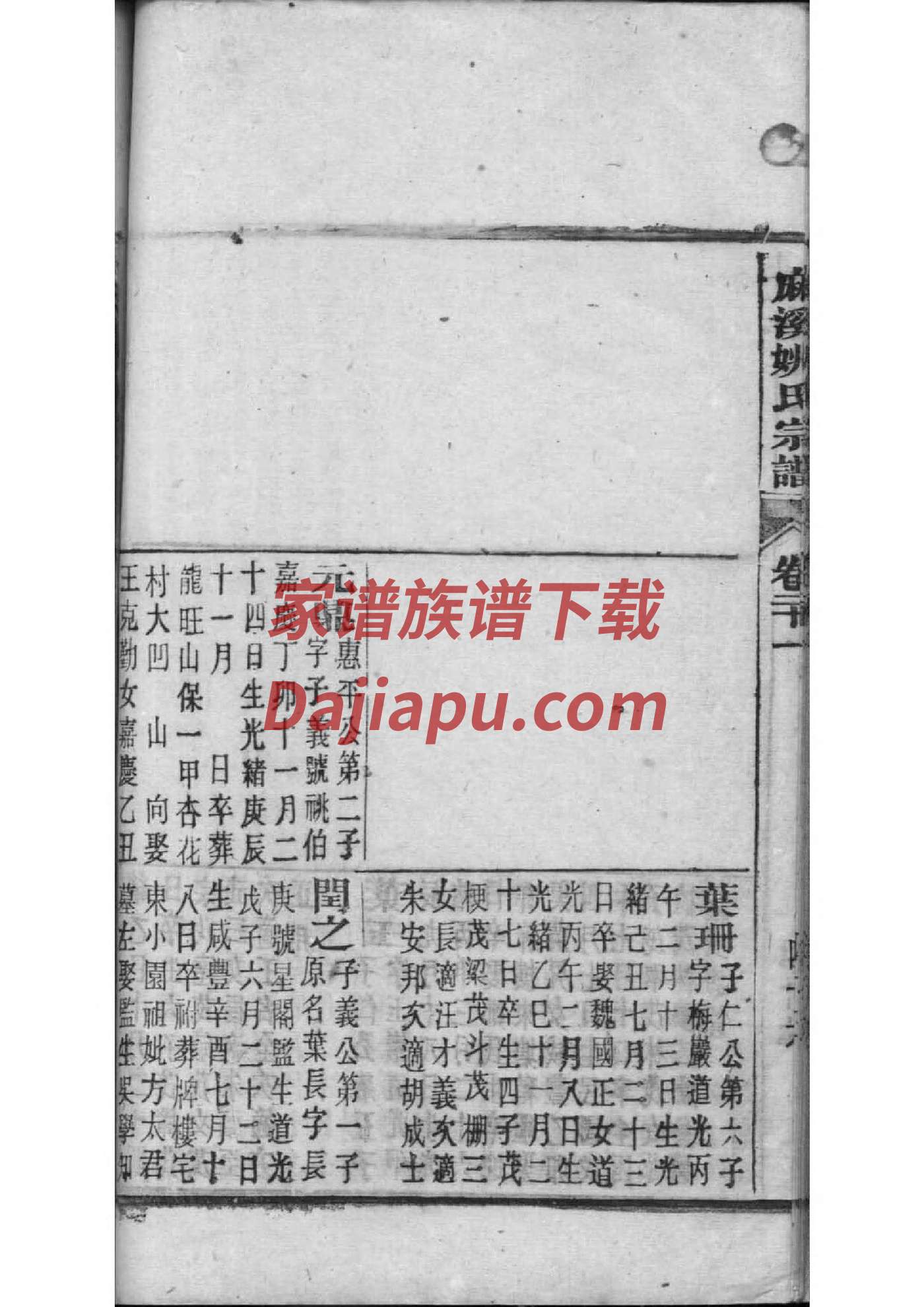 乜氏家谱24个辈分