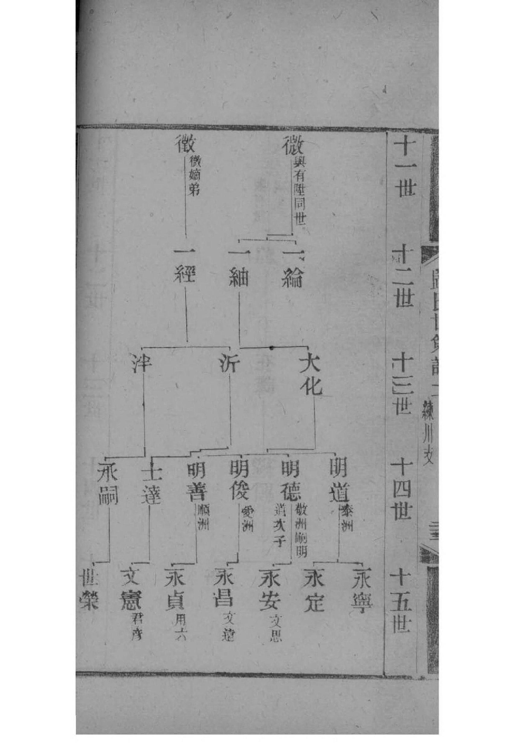 台姓家谱辈分