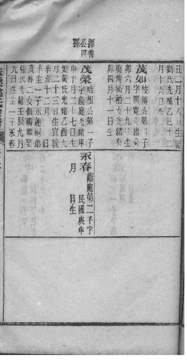 湖南永州杨氏族谱