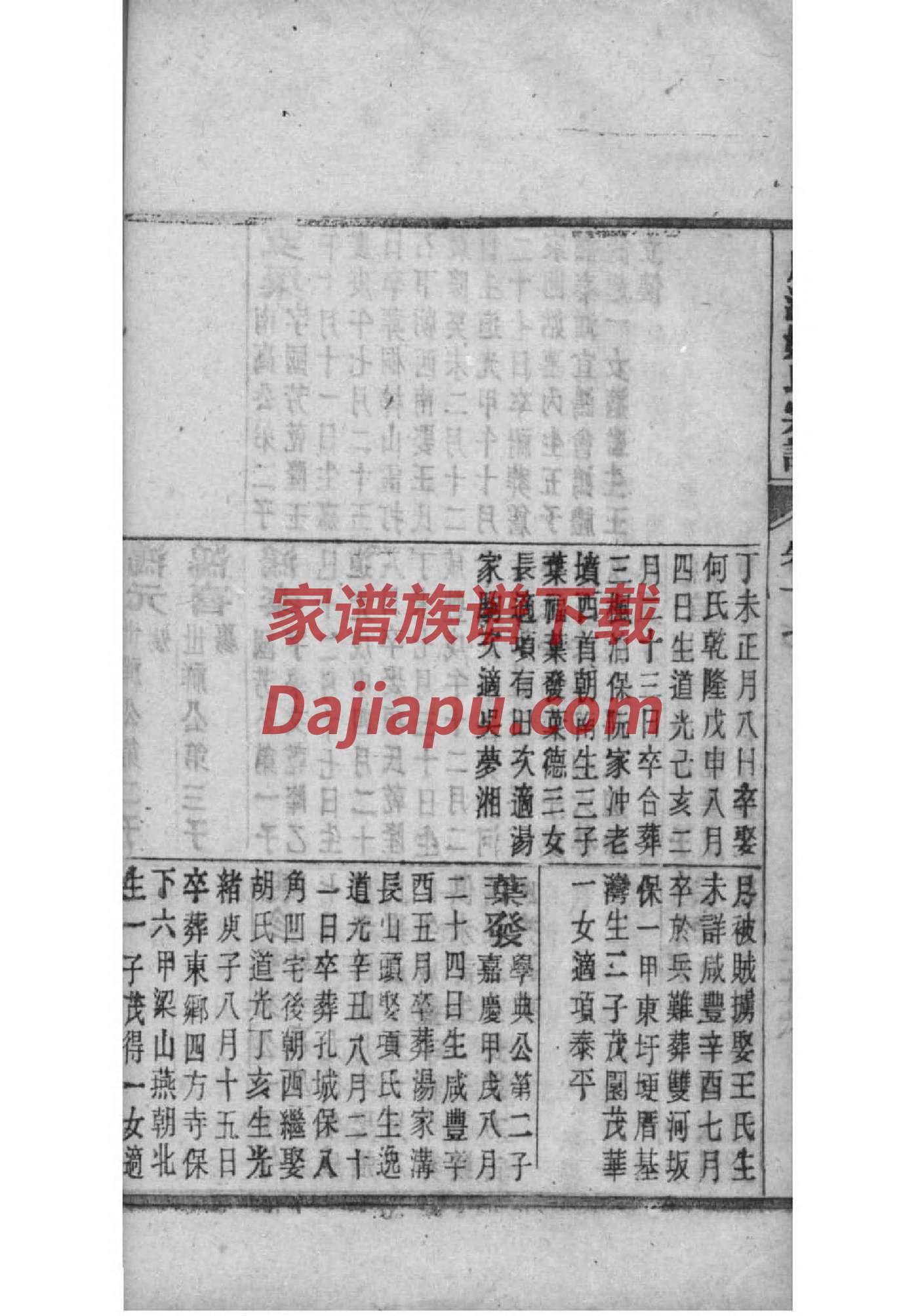 洪姓辈分排行世系表