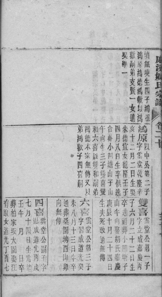 梦见舅舅家家谱