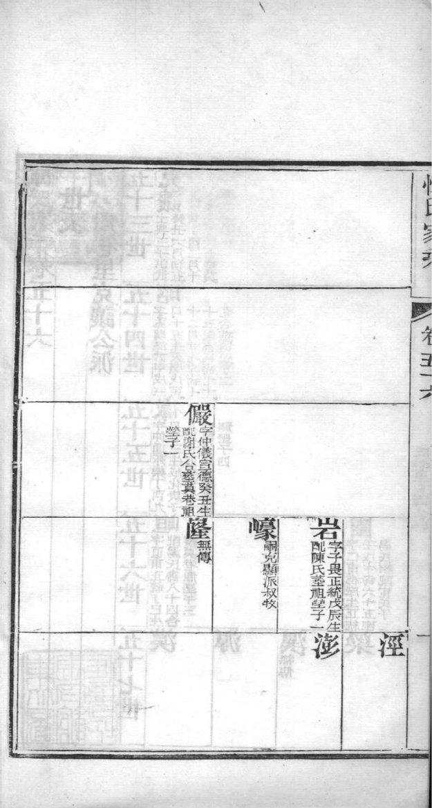 苌氏辈分排列顺序
