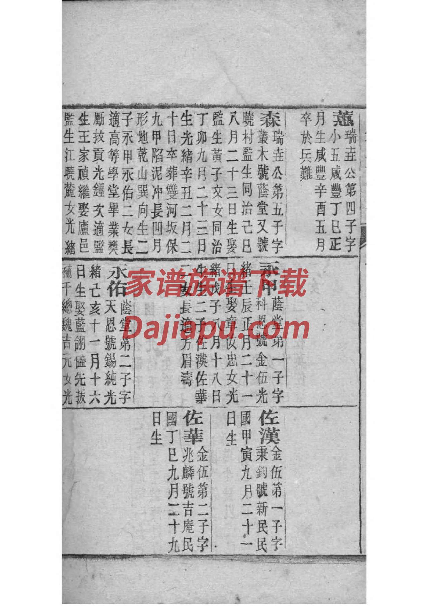 法姓家谱