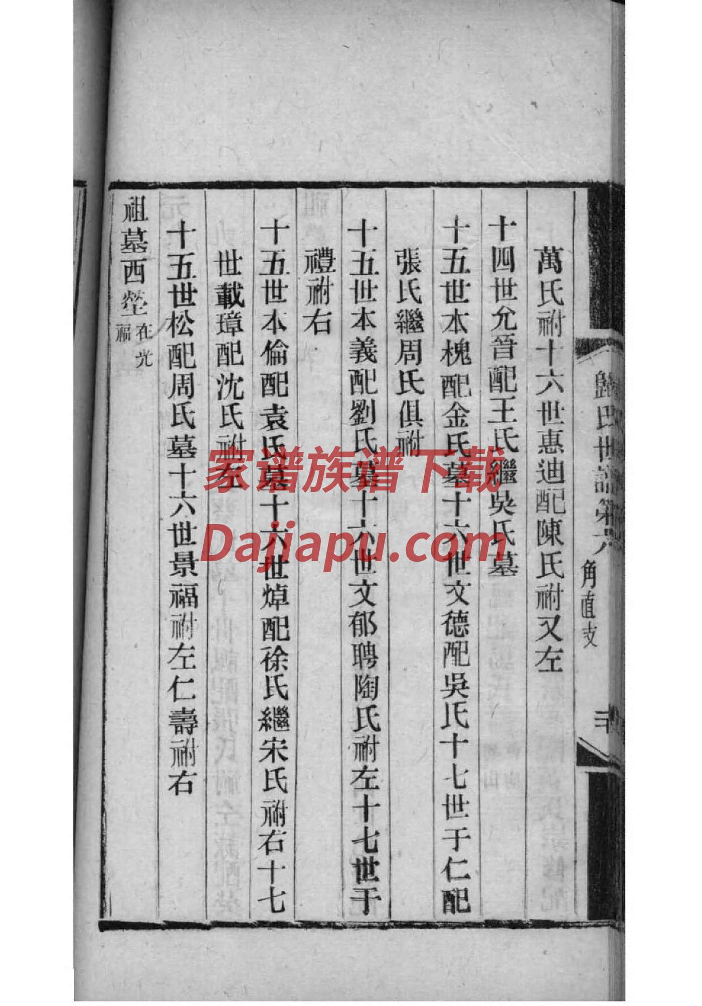 孔氏家谱辈分表查询