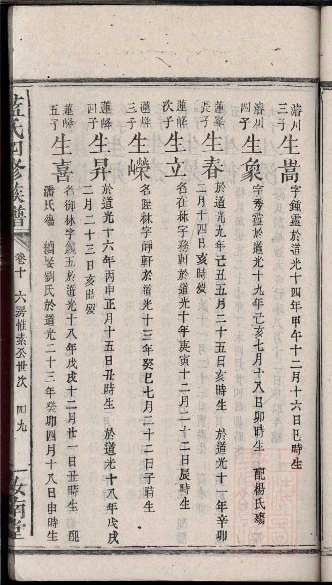 胶东宋氏家谱