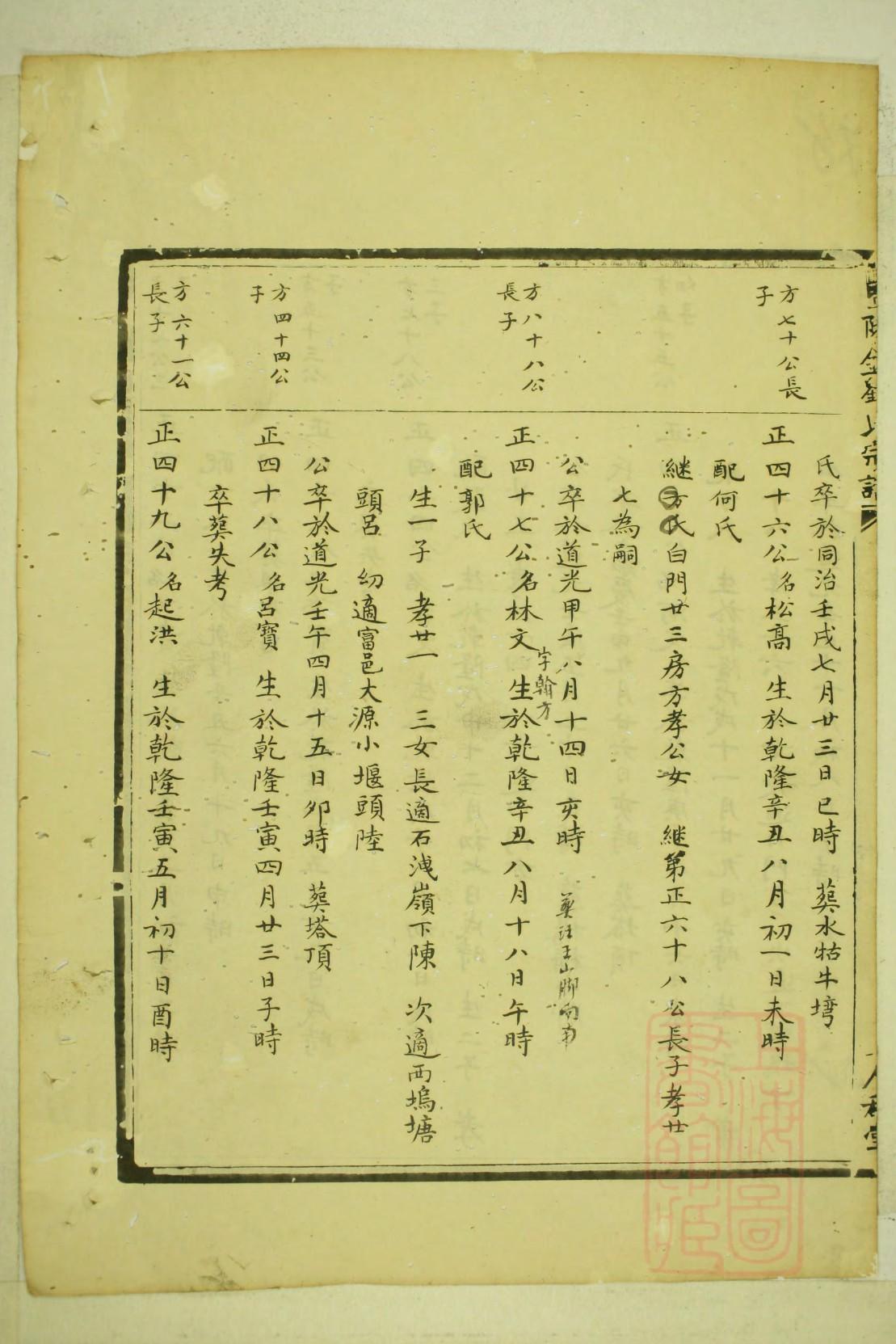 庆姓免费查自己家谱