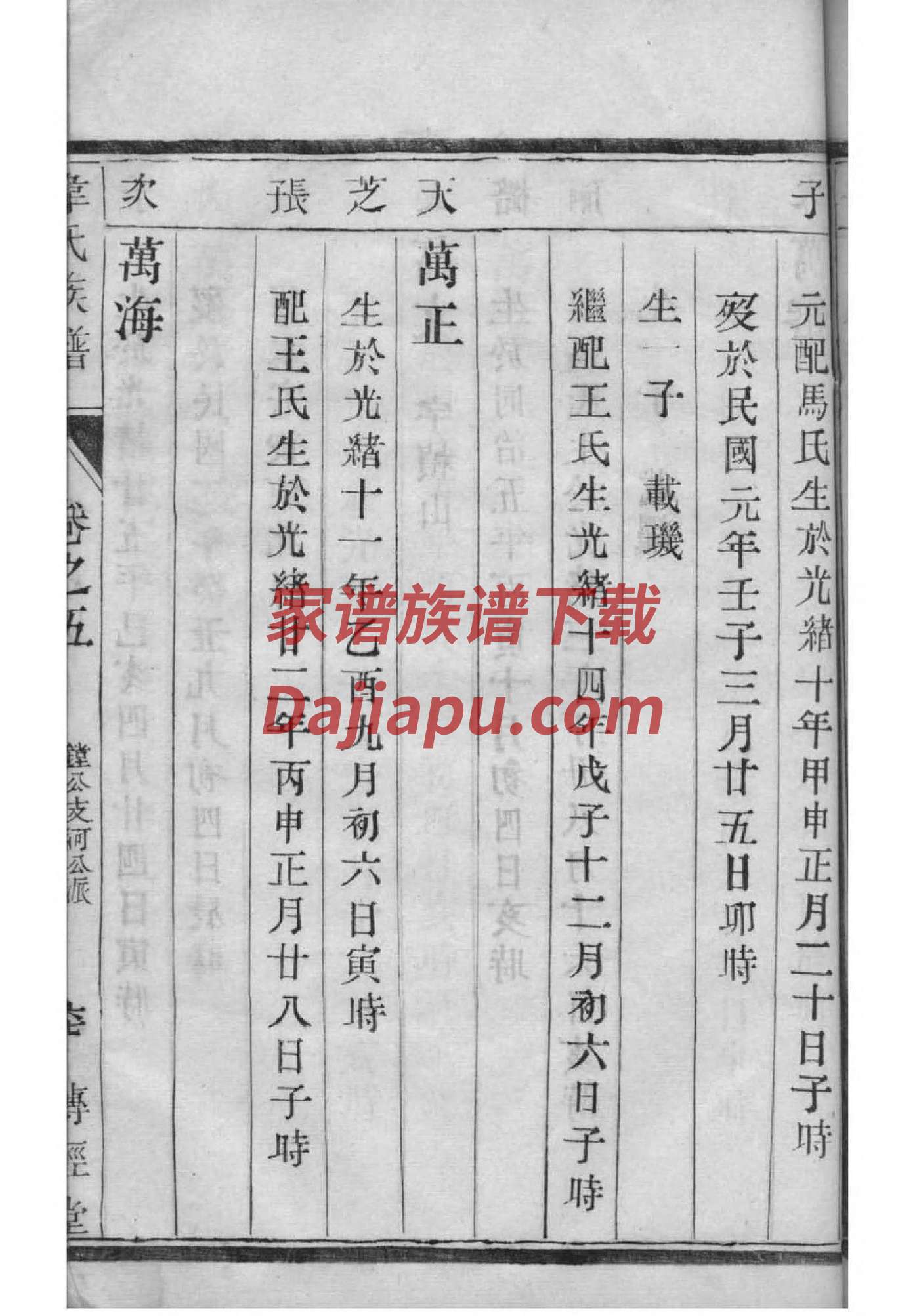 从姓免费查自己家谱
