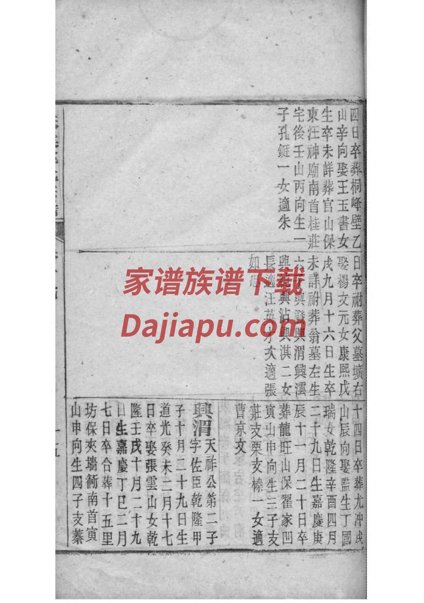 谢氏族谱远古世系
