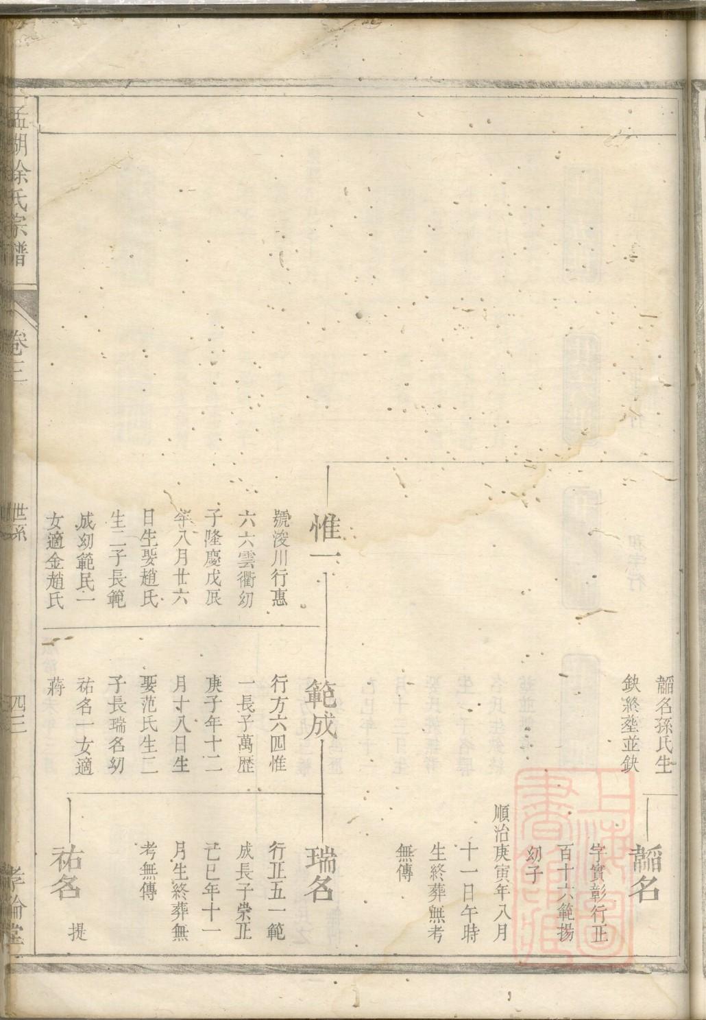 杨家家谱100个字辈山西