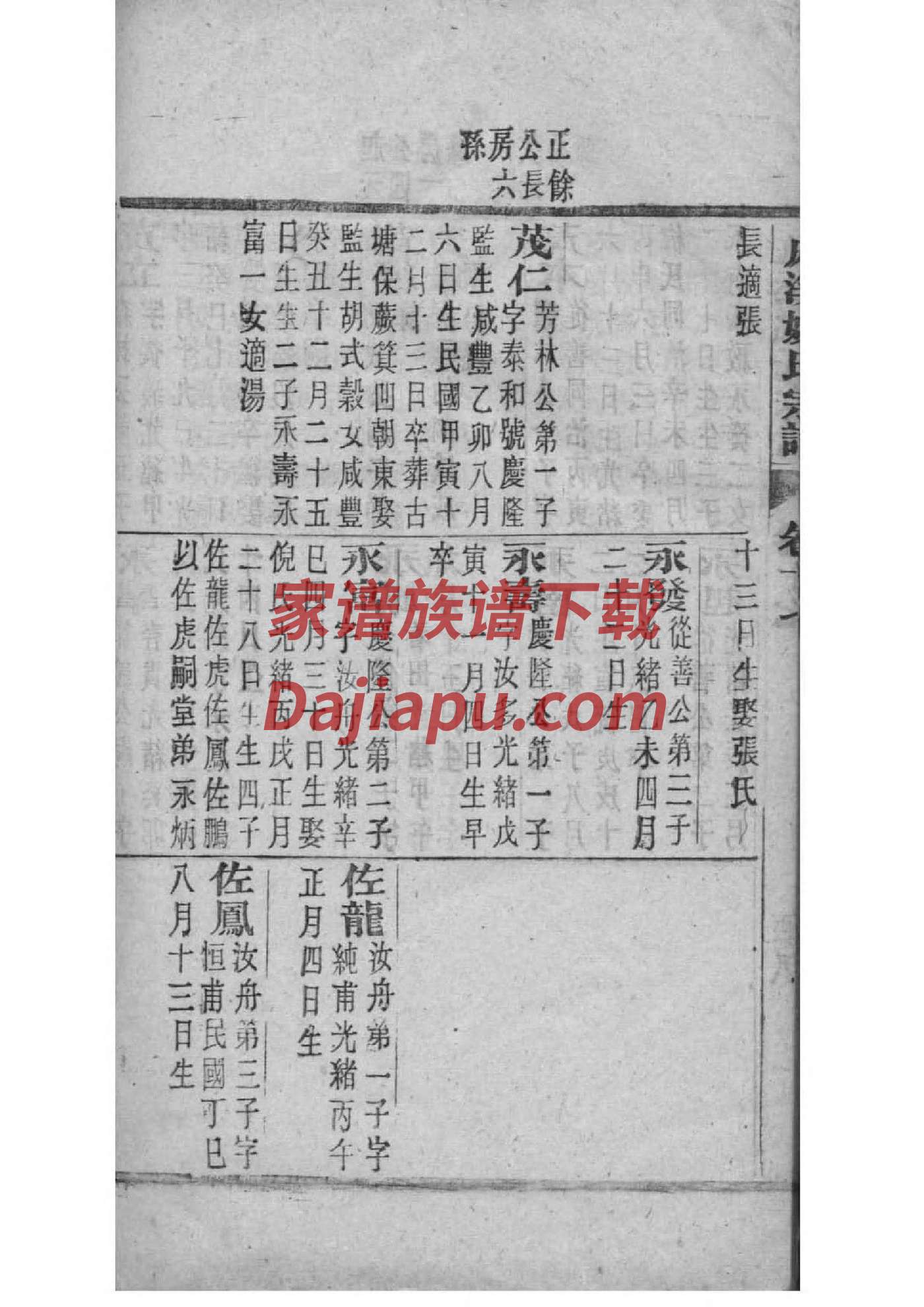 枝氏家谱族谱数据库