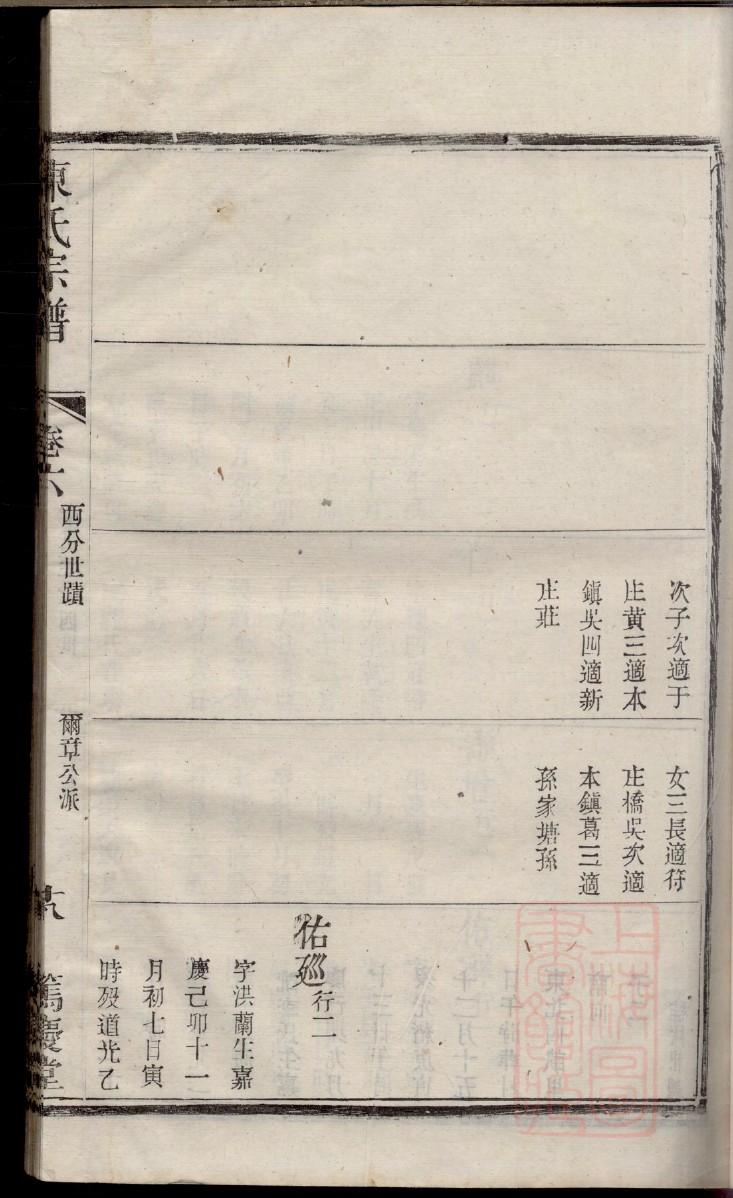 蓝家族谱辈分
