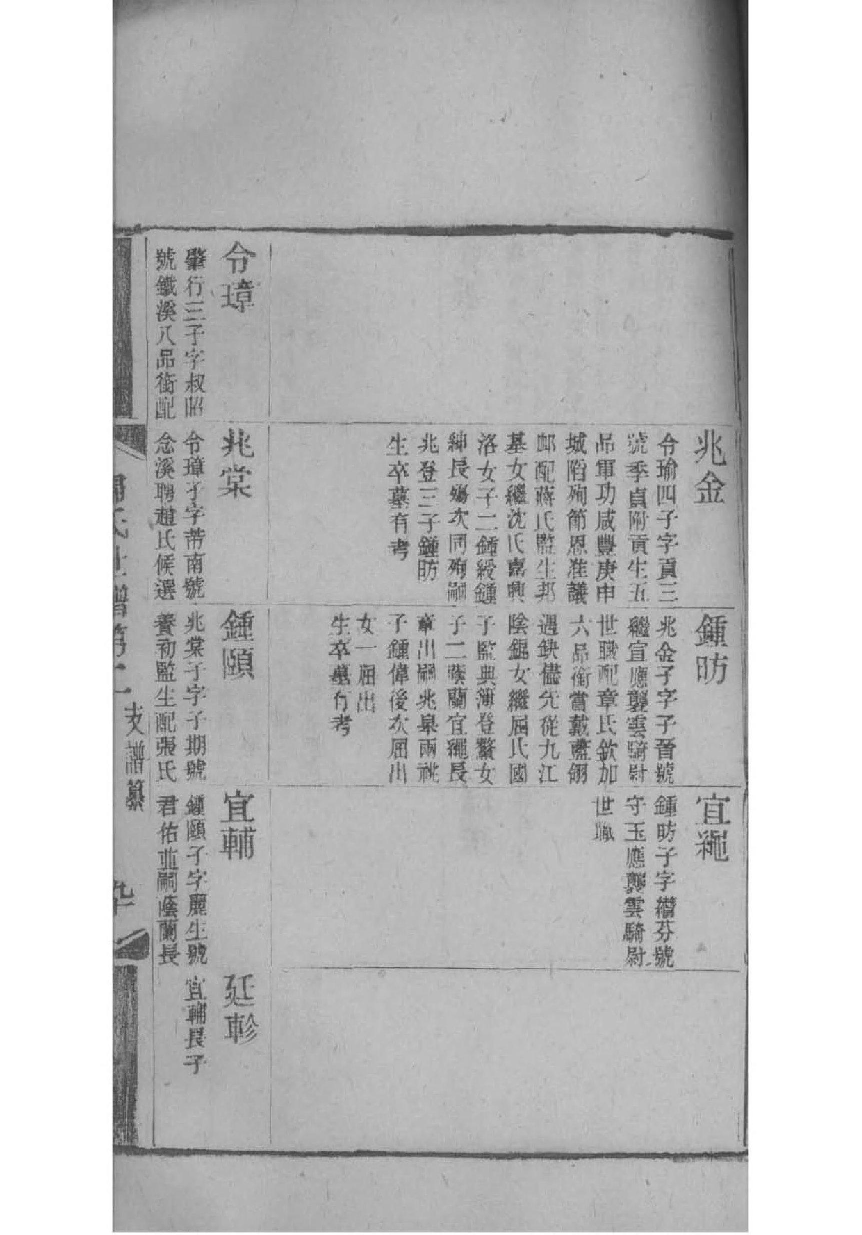 李家景族谱