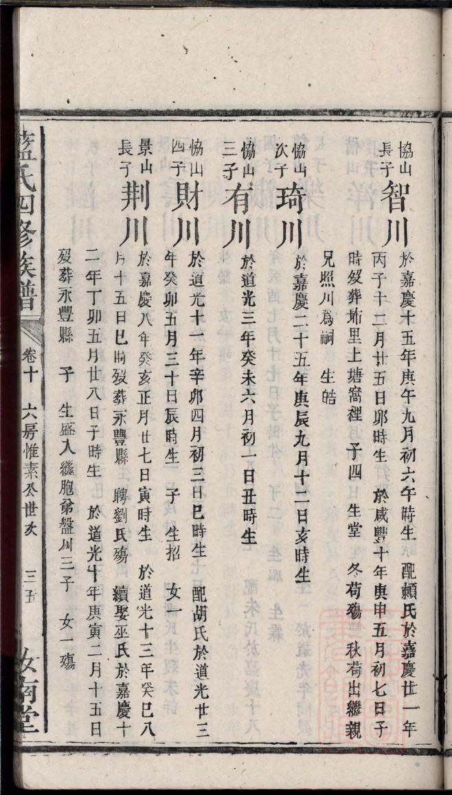 谯姓族谱字辈大全