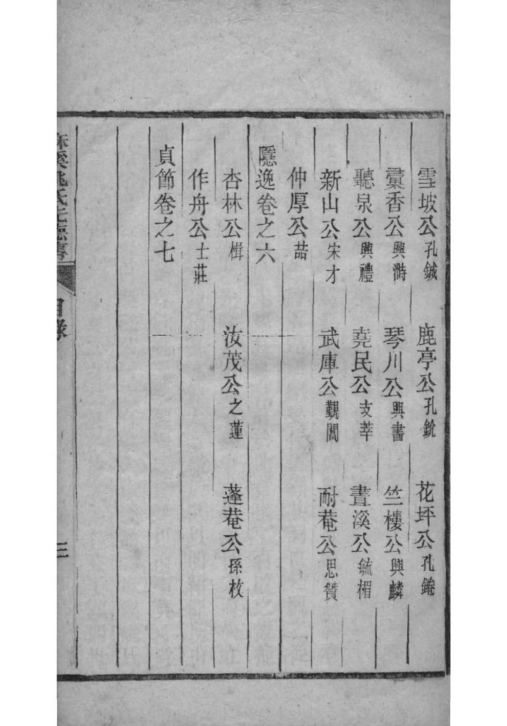 家谱书写格式