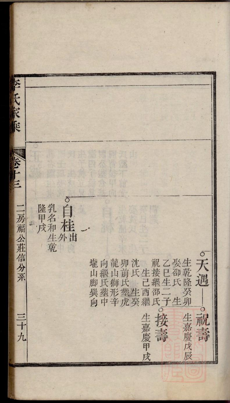 钦氏族谱序言范文