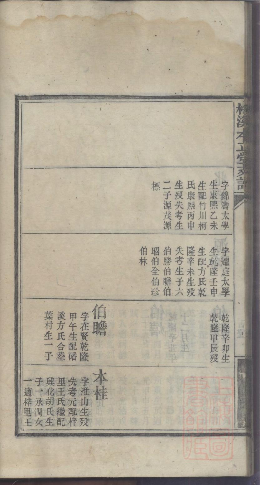 季氏家谱字辈
