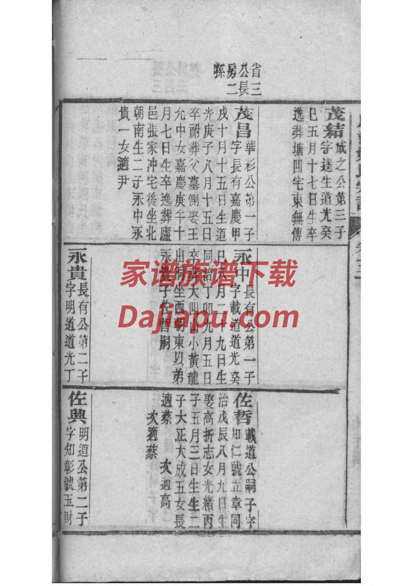 浠水王氏家谱
