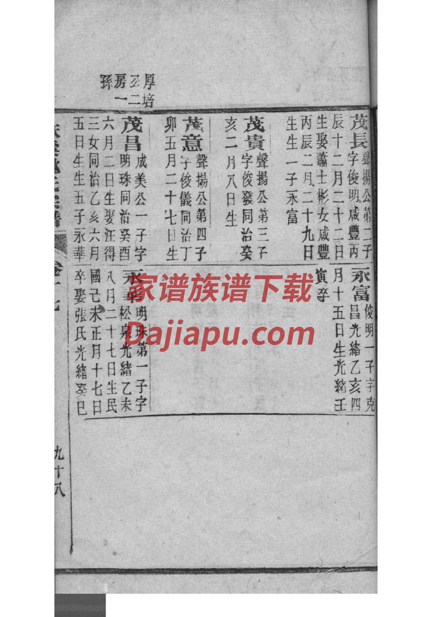 阳氏家谱维正大